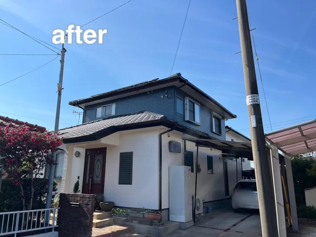 こんにちは
施工物件のご紹介です✨

✨工事内容✨
足場工事
洗浄工事
目地打替え工事
外壁塗装
他付帯部分塗
シャッターBOX塗装

外壁は、2色で塗装しております。

2階外壁　黒系　N-30
1階外壁　白系　　　19-92B
シャッターBOX 黒　サッシ色

白系✖︎黒系とコントラストがいいでさね😌一階の白がとたも華やかに明るく感じ印象がとても変わりました✨😌とても素敵です✨🥰
ご依頼頂きありがとうございました🙇

👩🏻‍💼外壁塗装をお考えの方、お家でのお困り事がある方、是非！株式会社Select techにご連絡下さい！📲

#宮崎県
#宮崎市
#宮崎
#宮崎塗装
#塗装宮崎
#宮崎塗装店 
#塗装 
#外壁塗装
#外壁塗装宮崎
#宮崎外壁塗装
#屋根
#屋根塗装
#屋根塗装宮崎
#宮崎屋根塗装
#宮崎リフォーム
#リフォーム宮崎
#リフォーム
#宮崎工務店
#宮崎市工務店
#宮崎工務店
#屋根葺き替え 
#宮崎オール電化