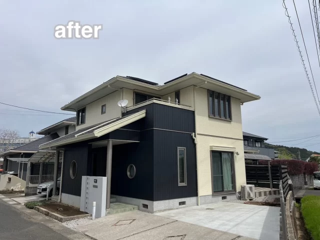 こんにちは❣️
施工物件のご紹介です✨

✨工事内容✨
足場工事
洗浄工事
目地打替え工事 
外壁塗装
他付帯部分塗
シャッターBOX塗装
外塀塗装

外壁は、2色で塗装しております。

外壁　黒系　N-20
外壁　白系　25-90C
シャッターBOX 白系　25-80C
外塀　グレー系　N-77

白系✖︎黒系のモダンな素敵なお家に仕上がりました✨😌ご依頼いただきありがとうございました🙇

👩🏻‍💼外壁塗装をお考えの方、お家でのお困り事がある方、是非！株式会社Select techにご連絡下さい！📲

#宮崎県
#宮崎市
#宮崎
#宮崎塗装
#塗装宮崎
#宮崎塗装店 
#塗装 
#外壁塗装
#外壁塗装宮崎
#宮崎外壁塗装
#屋根
#屋根塗装
#屋根塗装宮崎
#宮崎屋根塗装
#宮崎リフォーム
#リフォーム宮崎
#リフォーム
#宮崎工務店
#宮崎市工務店
#宮崎工務店
#屋根葺き替え 
#宮崎オール電化 
#宮崎エコキュート