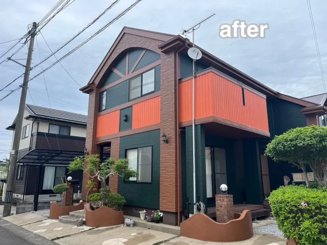 こんにちは😃
施工物件のご紹介です✨

✨工事内容✨
足場工事
洗浄工事
目地打替え工事 
外壁塗装
屋根塗装
他付帯部分塗装
外塀塗装

外壁は、3色で塗装しております。

外壁　緑系　45-20D
外壁　茶系　15-40H
外壁　オレンジ系　12-50V
屋根　チェスナット
外塀　　茶系　15-40H

緑と茶、アクセントのオレンジ系のお色がとても素敵です😌ご依頼いただきありがとうございました🙇

#宮崎
#宮崎塗装
#塗装宮崎
#宮崎塗装店 
#塗装 
#外壁塗装
#外壁塗装宮崎
#宮崎外壁塗装
#宮崎塗装
#屋根
#屋根塗装
#屋根塗装宮崎
#宮崎屋根塗装
#宮崎リフォーム
#リフォーム宮崎
#リフォーム
#宮崎工務店
#宮崎市工務店
#宮崎工務店
#屋根葺き替え 
#宮崎オール電化 
#宮崎エコキュート
#宮崎トイレリフォーム
#宮崎キッチンリフォーム