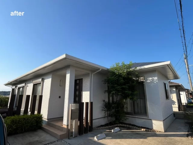 こんにちは😃
施工物件のご紹介です✨

✨工事内容✨
足場工事
洗浄工事
目地打替え工事 
外壁塗装
屋根塗装
他付帯部分塗装
屋根一部補修工事
シャッターBOX

外壁は、1色で塗装。

外壁　全体　グレー系　N-80
屋根　クラウドグレー
シャッターBOXサッシ色

艶を少し抑えた半艶で塗装しました。ご依頼ありがとうございました🙇
何かお困りごとがありましたら、いつでもご連絡くださいませ✨😊

#宮崎
#宮崎塗装
#塗装宮崎
#宮崎塗装店 
#塗装 
#外壁塗装
#外壁塗装宮崎
#宮崎外壁塗装
#宮崎塗装
#屋根
#屋根塗装
#屋根塗装宮崎
#宮崎屋根塗装
#宮崎リフォーム
#リフォーム宮崎
#リフォーム
#宮崎工務店
#宮崎市工務店
#宮崎工務店
#屋根葺き替え 
#宮崎オール電化 
#宮崎エコキュート
#宮崎トイレリフォーム
#宮崎キッチンリフォーム