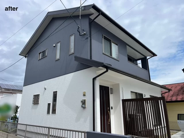 こんにちは😃
施工物件のご紹介です✨

✨工事内容✨
足場工事
洗浄工事
目地工事 
外壁屋根塗装
他付帯部分塗装
外塀塗装
駐車場工事

外壁は、2色で塗装。
艶を少し抑えた半艶塗装

外壁　2F 青系　75-40B半艶
外壁　1F 白系　N-93半艶
屋根　ココナッツ

工事ご依頼いただきましてありがとうございました🙇

#宮崎
#宮崎塗装
#塗装宮崎
#宮崎塗装店 
#塗装 
#外壁塗装
#外壁塗装宮崎
#宮崎外壁塗装
#宮崎塗装
#屋根
#屋根塗装
#屋根塗装宮崎
#宮崎屋根塗装
#宮崎リフォーム
#リフォーム宮崎
#リフォーム
#宮崎工務店
#宮崎市工務店
#宮崎工務店
#屋根葺き替え 
#宮崎オール電化 
#宮崎エコキュート