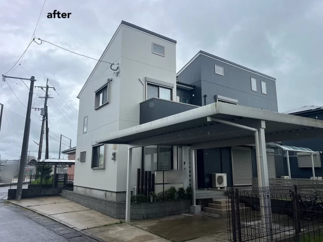 こんにちは😃
施工物件のご紹介です✨

✨工事内容✨
足場工事
洗浄工事
目地打替工事 
外壁屋根塗装
他付帯部分塗装
外塀塗装

外壁は、2色で塗装

外壁　グレー系　N-30
外壁　ベージュ系 25-85A
屋根　マウスグレー
外塀　ベージュ系　22-90B

工事ご依頼いただきましてありがとうございました🙇

#宮崎
#宮崎塗装
#塗装宮崎
#宮崎塗装店 
#塗装 
#外壁塗装
#外壁塗装宮崎
#宮崎外壁塗装
#宮崎塗装
#屋根
#屋根塗装
#屋根塗装宮崎
#宮崎屋根塗装
#宮崎リフォーム
#リフォーム宮崎
#リフォーム
#宮崎工務店
#宮崎市工務店
#宮崎工務店
#屋根葺き替え 
#宮崎オール電化 
#宮崎エコキュート