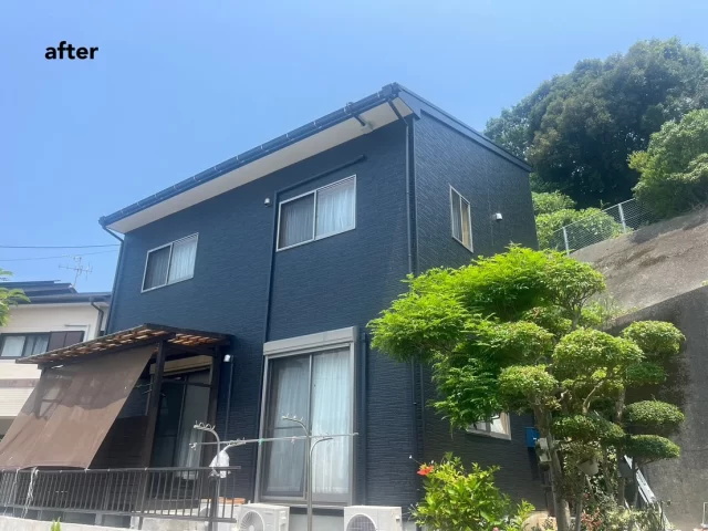 こんにちは😃
施工物件のご紹介です✨

✨工事内容✨
足場工事
洗浄工事
目地打替工事 
外壁屋根塗装
他付帯部分塗装
ウッドデッキ塗装

外壁は、1色で塗装
艶を少し抑えた半艶塗装

外壁　全体　黒系　N-20半艶
屋根　スレートブラック

工事ご依頼いただきましてありがとうございました🙇

#宮崎
#宮崎塗装
#塗装宮崎
#宮崎塗装店 
#塗装 
#外壁塗装
#外壁塗装宮崎
#宮崎外壁塗装
#宮崎塗装
#屋根
#屋根塗装
#屋根塗装宮崎
#宮崎屋根塗装
#宮崎リフォーム
#リフォーム宮崎
#リフォーム
#宮崎工務店
#宮崎市工務店
#宮崎工務店
#屋根葺き替え 
#宮崎オール電化 
#宮崎エコキュート